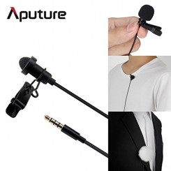 Aputure A.lav Omnidirectional Lavalier microphone used with mobilerecorder adapter
